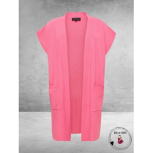 NO.1 BY OX Cardigan Mouwloos MERMAID ROSE PINK